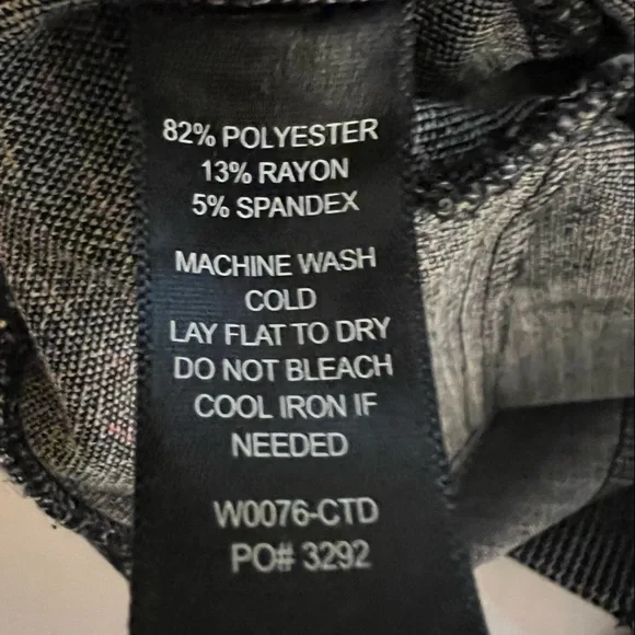 BETABRAND black tweed print yoga work pants SP - Picture 10 of 10